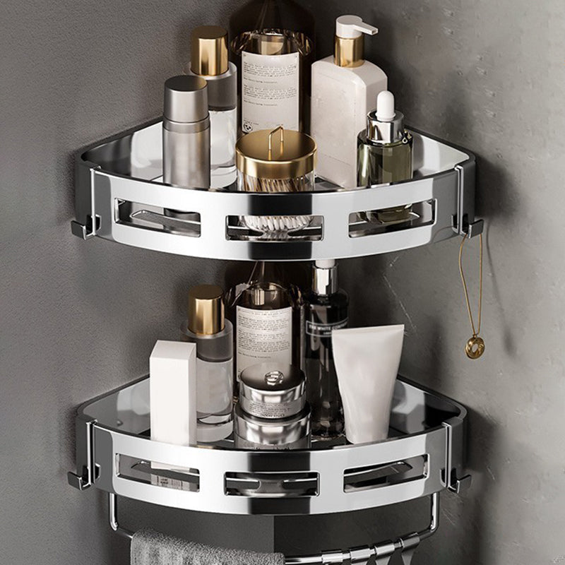 Minimalism Bathroom Accessories Hardware Set Bath Shelf Bathroom Accessory Kit Clearhalo 'Bathroom Hardware Sets' 'Bathroom Hardware' 'Bathroom Remodel & Bathroom Fixtures' 'bathroom_hardware_sets' 'Home Improvement' 'home_improvement' 'home_improvement_bathroom_hardware_sets' 7356920