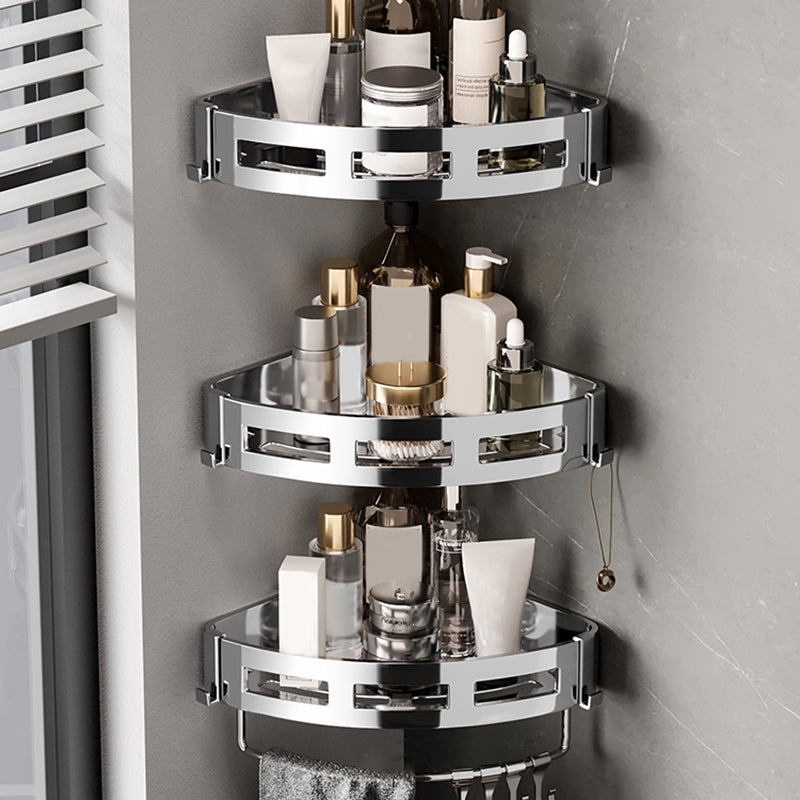 Minimalism Bathroom Accessories Hardware Set Bath Shelf Bathroom Accessory Kit Towel Bar Included 3 Piece Set Triangle Clearhalo 'Bathroom Hardware Sets' 'Bathroom Hardware' 'Bathroom Remodel & Bathroom Fixtures' 'bathroom_hardware_sets' 'Home Improvement' 'home_improvement' 'home_improvement_bathroom_hardware_sets' 7356924