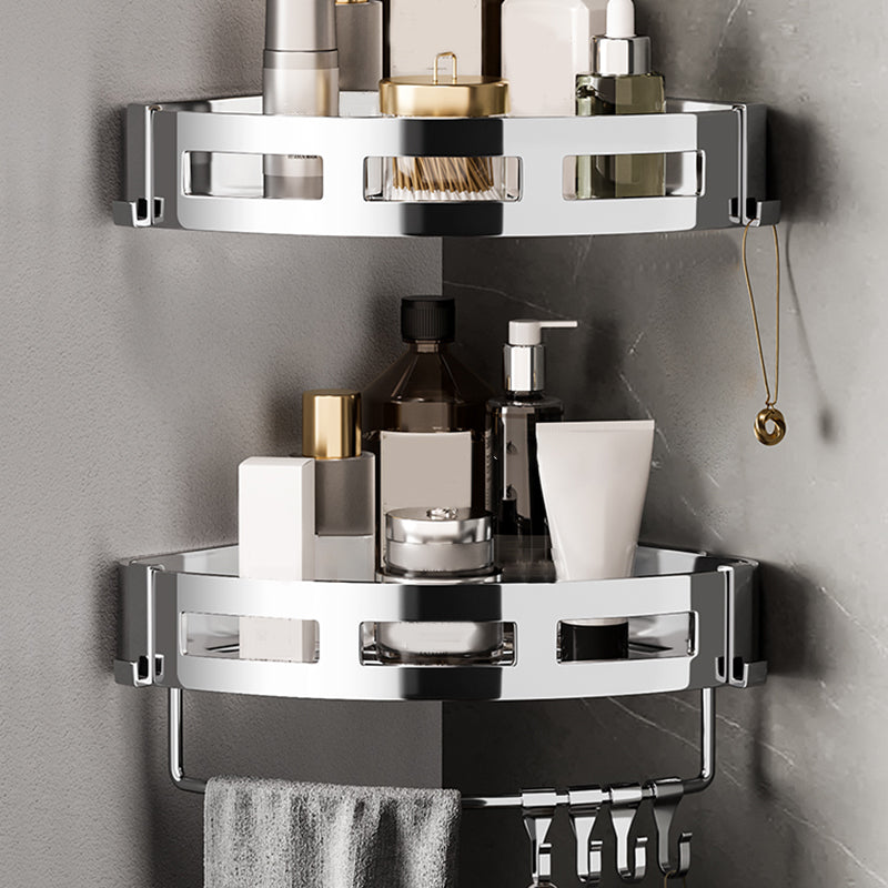 Minimalism Bathroom Accessories Hardware Set Bath Shelf Bathroom Accessory Kit Clearhalo 'Bathroom Hardware Sets' 'Bathroom Hardware' 'Bathroom Remodel & Bathroom Fixtures' 'bathroom_hardware_sets' 'Home Improvement' 'home_improvement' 'home_improvement_bathroom_hardware_sets' 7356927