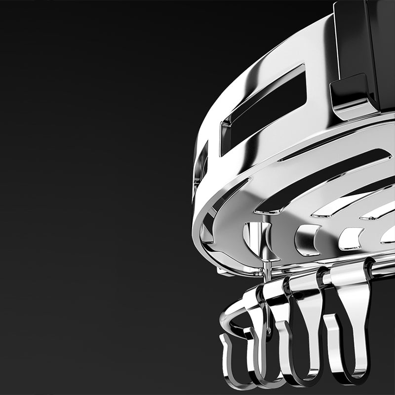 Minimalism Bathroom Accessories Hardware Set Bath Shelf Bathroom Accessory Kit Clearhalo 'Bathroom Hardware Sets' 'Bathroom Hardware' 'Bathroom Remodel & Bathroom Fixtures' 'bathroom_hardware_sets' 'Home Improvement' 'home_improvement' 'home_improvement_bathroom_hardware_sets' 7356933