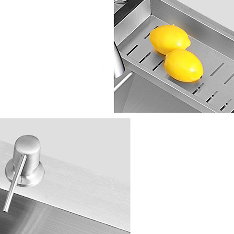 Modern Kitchen Sink Rectangular Water Purification Kitchen Sink Clearhalo 'Home Improvement' 'home_improvement' 'home_improvement_kitchen_sinks' 'Kitchen Remodel & Kitchen Fixtures' 'Kitchen Sinks & Faucet Components' 'Kitchen Sinks' 'kitchen_sinks' 7357325