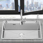 Modern Kitchen Sink Rectangular Water Purification Kitchen Sink Clearhalo 'Home Improvement' 'home_improvement' 'home_improvement_kitchen_sinks' 'Kitchen Remodel & Kitchen Fixtures' 'Kitchen Sinks & Faucet Components' 'Kitchen Sinks' 'kitchen_sinks' 7357327