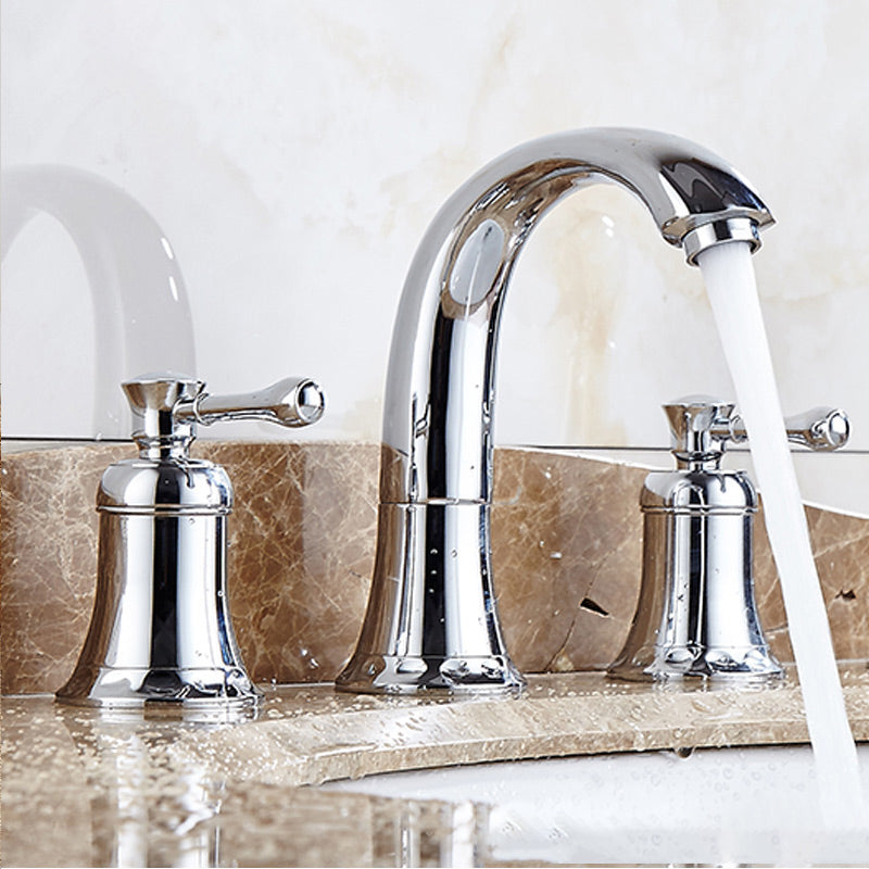Contemporary Tub Faucet Deck Mounted Trim Bath Faucet Trim for Bathroom Silver Gooseneck Hand Shower Not Included Clearhalo 'Bathroom Remodel & Bathroom Fixtures' 'Bathtub Faucets' 'bathtub_faucets' 'Home Improvement' 'home_improvement' 'home_improvement_bathtub_faucets' 7357397