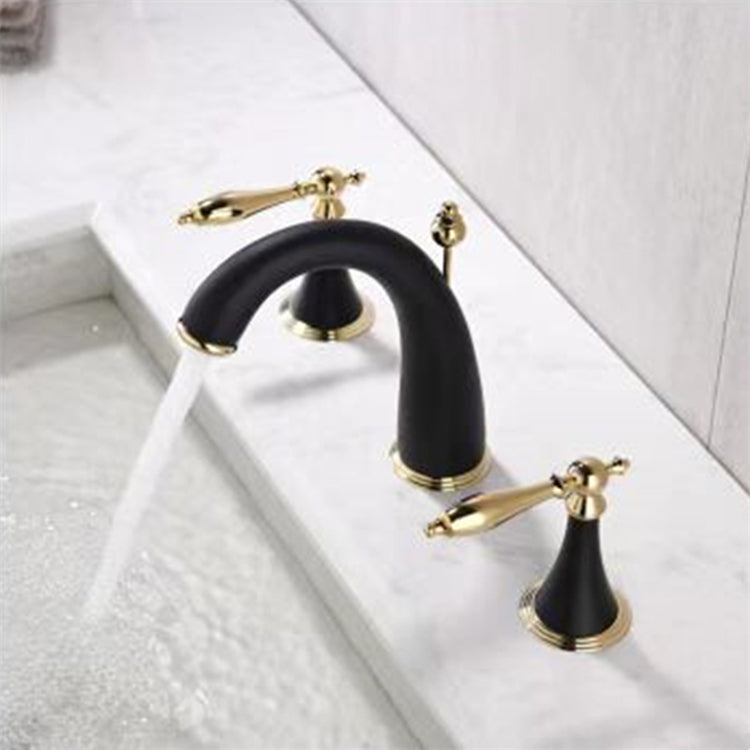 Deck Mounted Bathroom Faucet Modern Low Arc Roman Tub Faucet Trim Clearhalo 'Bathroom Remodel & Bathroom Fixtures' 'Bathtub Faucets' 'bathtub_faucets' 'Home Improvement' 'home_improvement' 'home_improvement_bathtub_faucets' 7357425