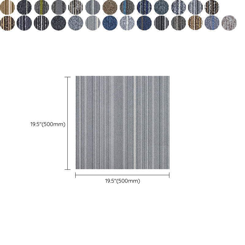 Modern Carpet Tiles Level Loop Adhesive Tabs Fade Resistant Tiles and Carpet Clearhalo 'Carpet Tiles & Carpet Squares' 'carpet_tiles_carpet_squares' 'Flooring 'Home Improvement' 'home_improvement' 'home_improvement_carpet_tiles_carpet_squares' Walls and Ceiling' 7357542