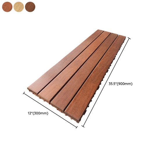 Contemporary Rectangle Hardwood Flooring Water Resistant Click-Locking Wood Flooring Clearhalo 'Flooring 'Hardwood Flooring' 'hardwood_flooring' 'Home Improvement' 'home_improvement' 'home_improvement_hardwood_flooring' Walls and Ceiling' 7357980