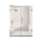 Laminated Glass Shower Bath Door Frameless Hinged Clear Shower Door 39"L x 79"H Right Clearhalo 'Bathroom Remodel & Bathroom Fixtures' 'Home Improvement' 'home_improvement' 'home_improvement_shower_tub_doors' 'Shower and Tub Doors' 'shower_tub_doors' 'Showers & Bathtubs' 7358095