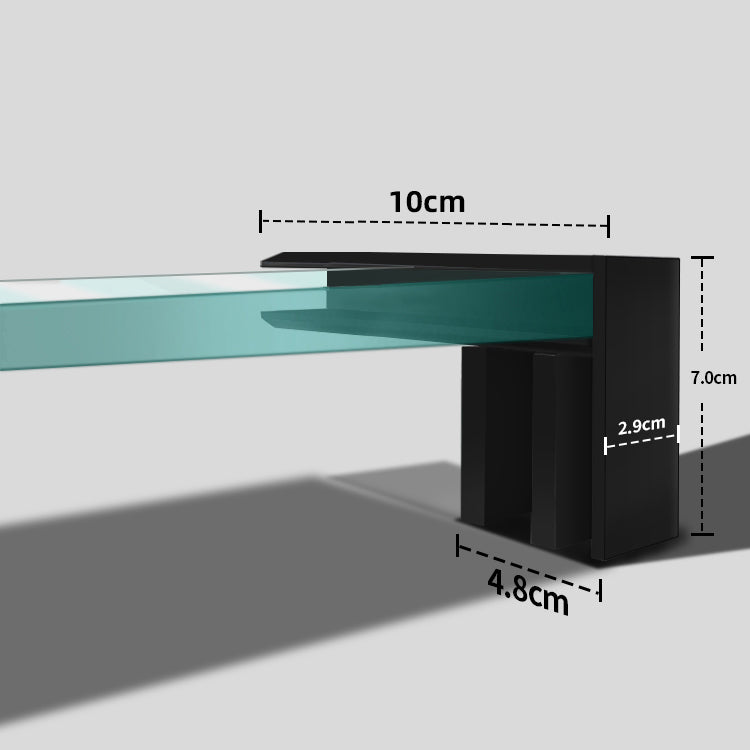 Semi-Frameless Single Sliding Shower Door Transparent Laminated Glass Shower Bath Door Clearhalo 'Bathroom Remodel & Bathroom Fixtures' 'Home Improvement' 'home_improvement' 'home_improvement_shower_tub_doors' 'Shower and Tub Doors' 'shower_tub_doors' 'Showers & Bathtubs' 7358127