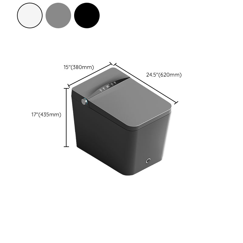 Simplicity Elongated All-in-One Bidet Ceramic Smart Toilet Bidet with Heated Seat Clearhalo 'Bathroom Remodel & Bathroom Fixtures' 'Bidets' 'Home Improvement' 'home_improvement' 'home_improvement_bidets' 'Toilets & Bidets' 7358212