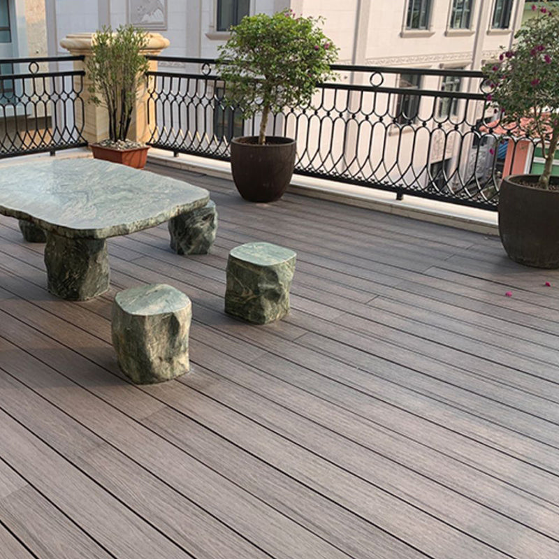 Embossed Composite Pattern Patio Flooring Tiles Nailed Deck Tile Kit Outdoor Patio Clearhalo 'Home Improvement' 'home_improvement' 'home_improvement_outdoor_deck_tiles_planks' 'Outdoor Deck Tiles & Planks' 'Outdoor Flooring & Tile' 'Outdoor Remodel' 'outdoor_deck_tiles_planks' 7358790