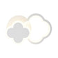 White Acrylic Wall Mount Light Modern Integrated Led Indoor Wall Lighting for Kids White Flower Clearhalo 'Wall Lamps & Sconces' 'Wall Lights' Lighting' 73588
