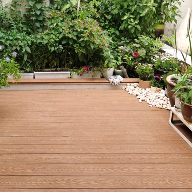 Embossed Composite Pattern Patio Flooring Tiles Nailed Deck Tile Kit Outdoor Patio Clearhalo 'Home Improvement' 'home_improvement' 'home_improvement_outdoor_deck_tiles_planks' 'Outdoor Deck Tiles & Planks' 'Outdoor Flooring & Tile' 'Outdoor Remodel' 'outdoor_deck_tiles_planks' 7358802