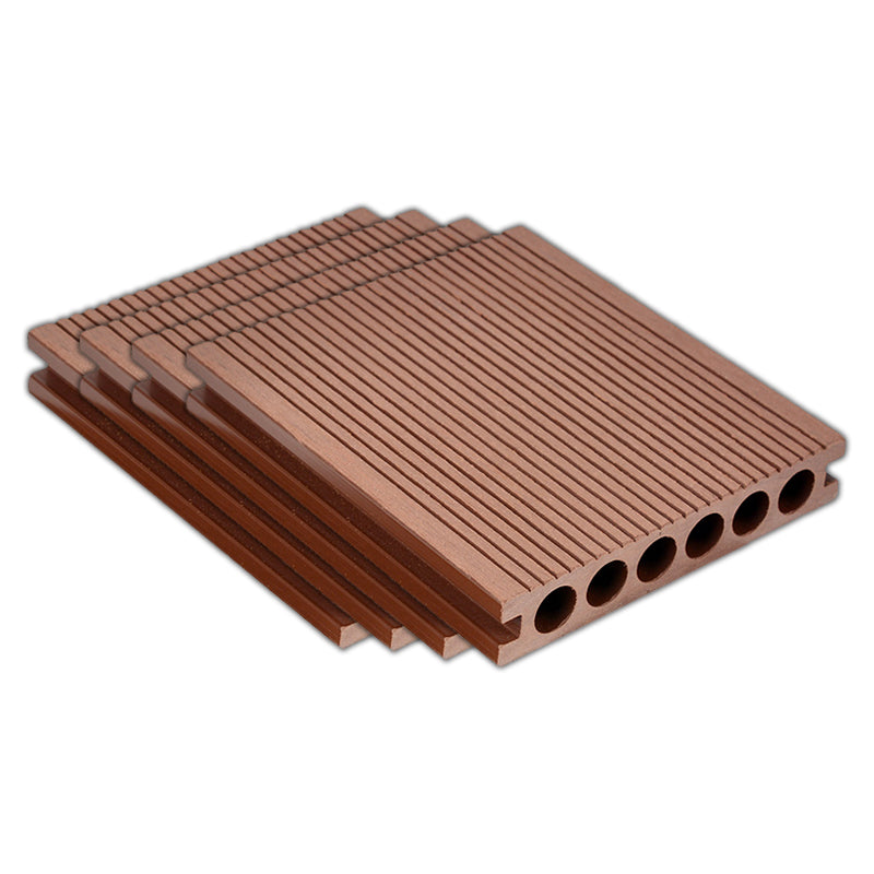 Composite Deck Tile Kit Embossed Nailed Pattern Patio Flooring Tiles Rosewood Clearhalo 'Home Improvement' 'home_improvement' 'home_improvement_outdoor_deck_tiles_planks' 'Outdoor Deck Tiles & Planks' 'Outdoor Flooring & Tile' 'Outdoor Remodel' 'outdoor_deck_tiles_planks' 7358811