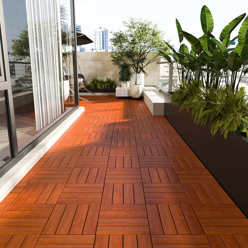 Outdoor Laminate Floor Wooden Square Waterproof Laminate Floor Clearhalo 'Flooring 'Home Improvement' 'home_improvement' 'home_improvement_laminate_flooring' 'Laminate Flooring' 'laminate_flooring' Walls and Ceiling' 7358825