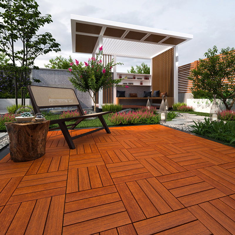Outdoor Laminate Floor Wooden Square Waterproof Laminate Floor Clearhalo 'Flooring 'Home Improvement' 'home_improvement' 'home_improvement_laminate_flooring' 'Laminate Flooring' 'laminate_flooring' Walls and Ceiling' 7358827