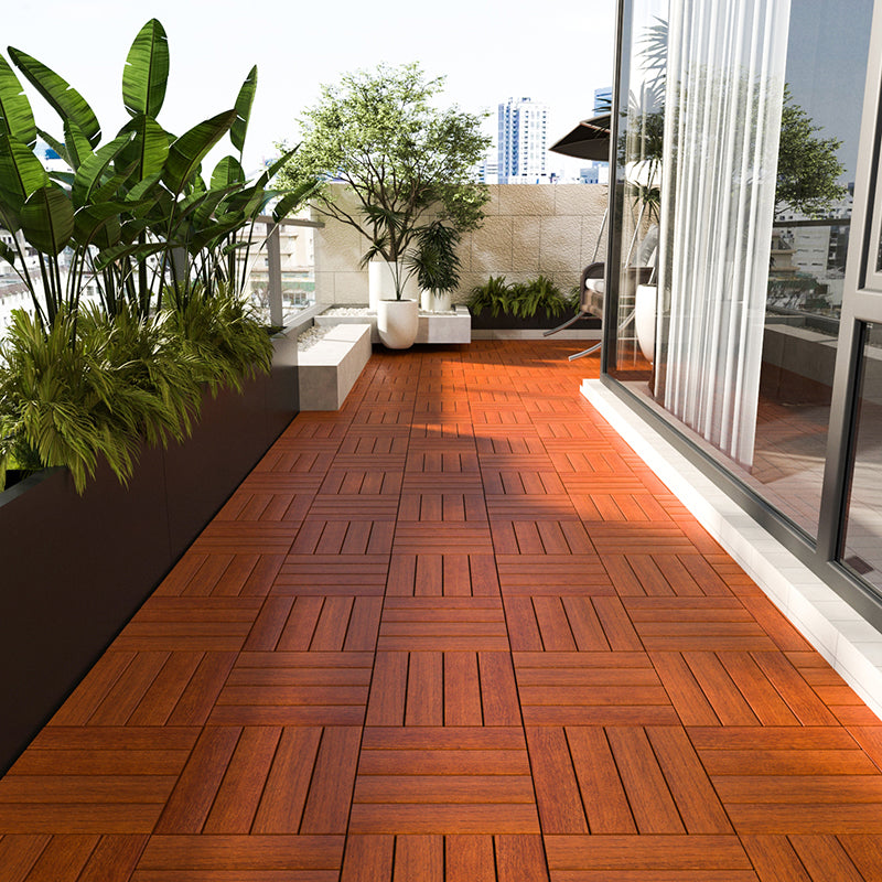 Outdoor Laminate Floor Wooden Square Waterproof Laminate Floor Clearhalo 'Flooring 'Home Improvement' 'home_improvement' 'home_improvement_laminate_flooring' 'Laminate Flooring' 'laminate_flooring' Walls and Ceiling' 7358829
