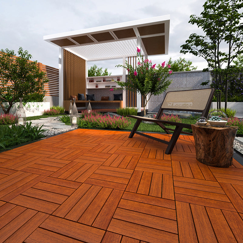 Outdoor Laminate Floor Wooden Square Waterproof Laminate Floor Clearhalo 'Flooring 'Home Improvement' 'home_improvement' 'home_improvement_laminate_flooring' 'Laminate Flooring' 'laminate_flooring' Walls and Ceiling' 7358835