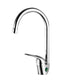 Modern Style Copper Kitchen Faucet Lever Handle Gooseneck 1-Hole Kitchen Faucet Clearhalo 'Home Improvement' 'home_improvement' 'home_improvement_kitchen_faucets' 'Kitchen Faucets' 'Kitchen Remodel & Kitchen Fixtures' 'Kitchen Sinks & Faucet Components' 'kitchen_faucets' 7359306