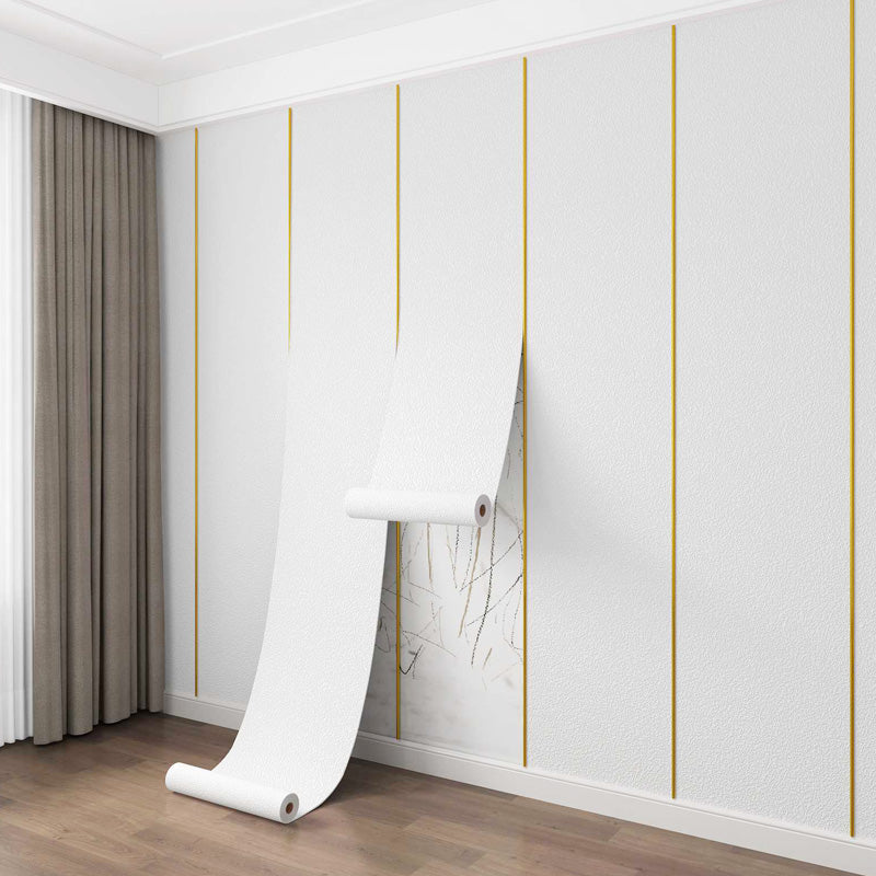 Modern Pearl Wainscoting Flax Wall Access Panel Peel and Stick Foam Baseboard Clearhalo 'Flooring 'Home Improvement' 'home_improvement' 'home_improvement_wall_paneling' 'Wall Paneling' 'wall_paneling' 'Walls & Ceilings' Walls and Ceiling' 7359429
