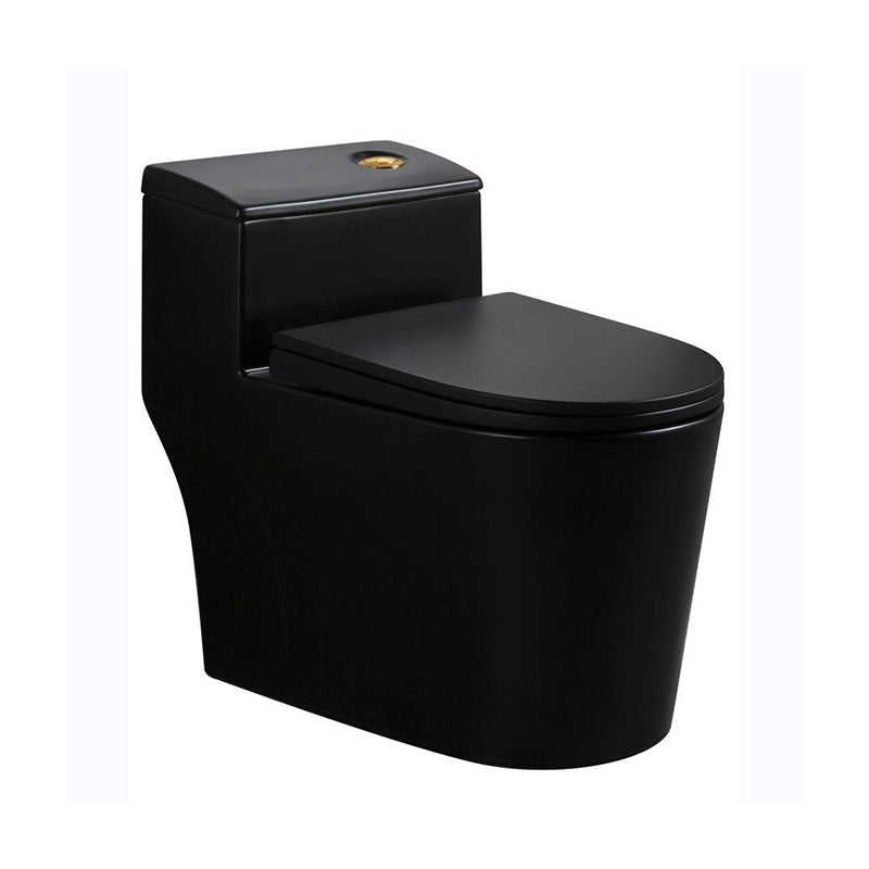 Traditional Siphon Jet Flush Toilet Slow Close Seat Included Urine Toilet for Bathroom Clearhalo 'Bathroom Remodel & Bathroom Fixtures' 'Home Improvement' 'home_improvement' 'home_improvement_toilets' 'Toilets & Bidets' 'Toilets' 7359791