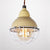 Double Bubble Indoor Pendant Lighting with Wire Frame Farmhouse Metal 1 Light Black/White Ceiling Pendant Yellow Clearhalo 'Art Deco Pendants' 'Black' 'Cast Iron' 'Ceiling Lights' 'Ceramic' 'Crystal' 'Industrial Pendants' 'Industrial' 'Metal' 'Middle Century Pendants' 'Pendant Lights' 'Pendants' 'Rustic Pendants' 'Tiffany' Lighting' 73597