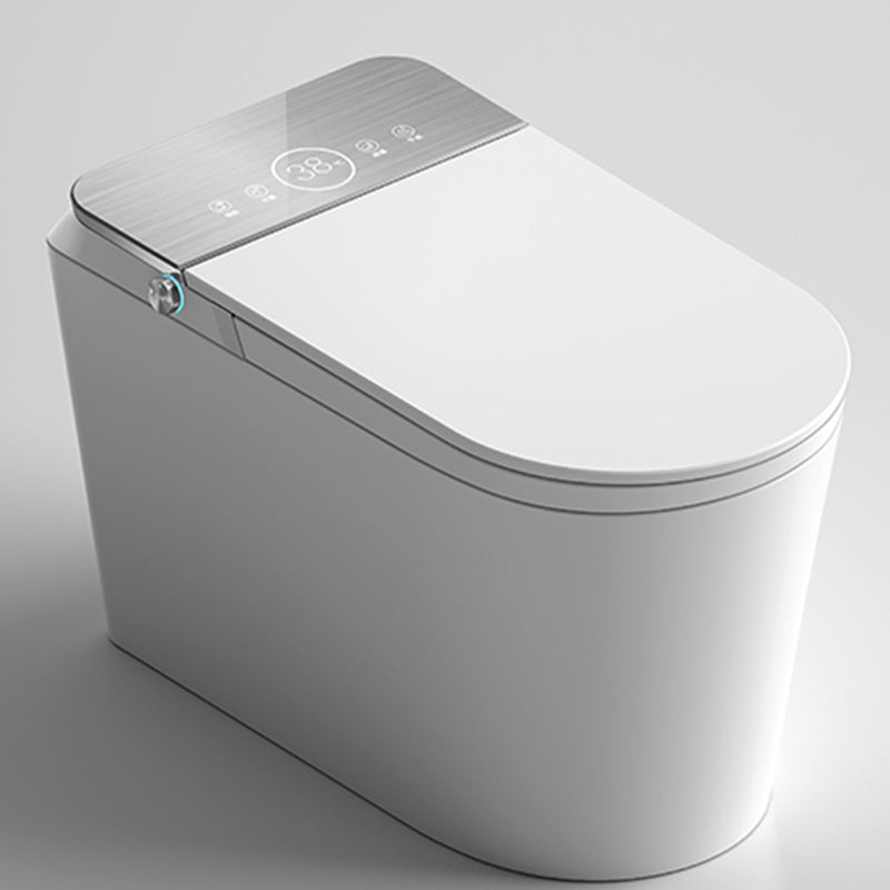 Modern Ceramic Toilet Slow Close Seat Included Urine Toilet for Bathroom Grey Clearhalo 'Bathroom Remodel & Bathroom Fixtures' 'Home Improvement' 'home_improvement' 'home_improvement_toilets' 'Toilets & Bidets' 'Toilets' 7359801