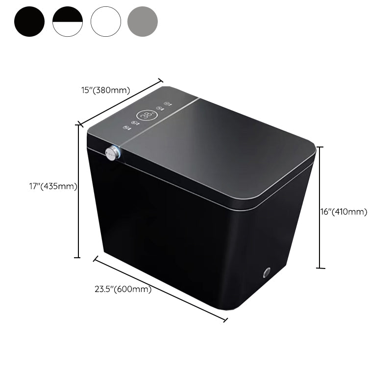 Modern Ceramic Flush Toilet Heated Seat Included Urine Toilet for Bathroom Clearhalo 'Bathroom Remodel & Bathroom Fixtures' 'Home Improvement' 'home_improvement' 'home_improvement_toilets' 'Toilets & Bidets' 'Toilets' 7359829