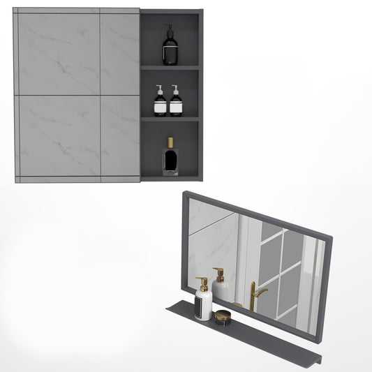 Glam Single Sink Vanity Wall Mount Metal Base Rectangular Bath Vanity Clearhalo 'Bathroom Remodel & Bathroom Fixtures' 'Bathroom Vanities' 'bathroom_vanities' 'Home Improvement' 'home_improvement' 'home_improvement_bathroom_vanities' 7360971