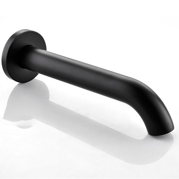 Contemporary Tub Filler Trim Wall Mounted Low Arc Bathroom Faucet Clearhalo 'Bathroom Remodel & Bathroom Fixtures' 'Bathtub Faucets' 'bathtub_faucets' 'Home Improvement' 'home_improvement' 'home_improvement_bathtub_faucets' 7361737