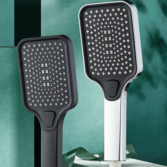 Contemporary Rectangular Hand Shower Adjustable Spray Pattern ...
