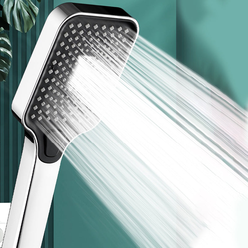 Contemporary Rectangular Hand Shower Adjustable Spray Pattern ...