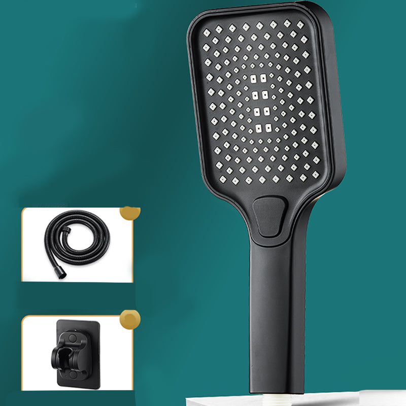 Contemporary Rectangular Hand Shower Adjustable Spray Pattern ...