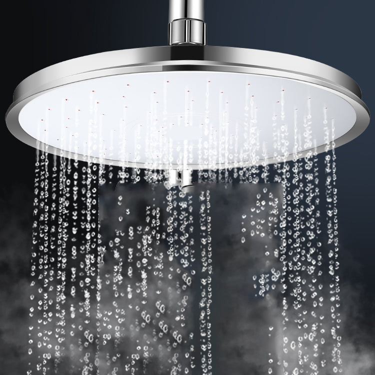 Round Shower Head Combo Modern Fixed Shower Head for Bathroom Clearhalo 'Bathroom Remodel & Bathroom Fixtures' 'Home Improvement' 'home_improvement' 'home_improvement_shower_heads' 'Shower Heads' 'shower_heads' 'Showers & Bathtubs Plumbing' 'Showers & Bathtubs' 7361841
