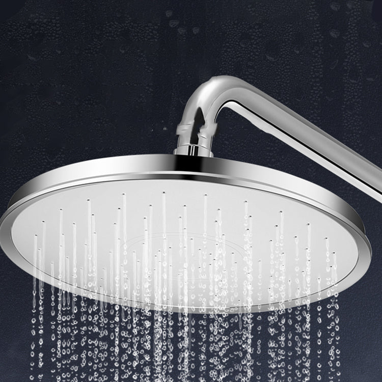 Round Shower Head Combo Modern Fixed Shower Head for Bathroom Clearhalo 'Bathroom Remodel & Bathroom Fixtures' 'Home Improvement' 'home_improvement' 'home_improvement_shower_heads' 'Shower Heads' 'shower_heads' 'Showers & Bathtubs Plumbing' 'Showers & Bathtubs' 7361846