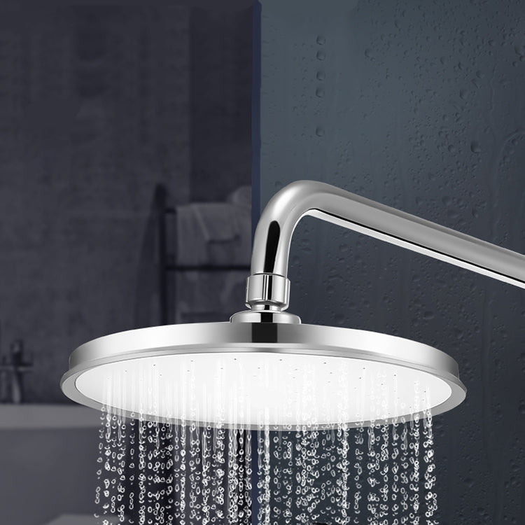 Round Shower Head Combo Modern Fixed Shower Head for Bathroom Clearhalo 'Bathroom Remodel & Bathroom Fixtures' 'Home Improvement' 'home_improvement' 'home_improvement_shower_heads' 'Shower Heads' 'shower_heads' 'Showers & Bathtubs Plumbing' 'Showers & Bathtubs' 7361848