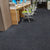 Modern Carpet Floor Tile Glue Down Level Loop Fire Resistant Carpet Tile Dark Gray 4-Piece Set Asphalt Clearhalo 'Carpet Tiles & Carpet Squares' 'carpet_tiles_carpet_squares' 'Flooring 'Home Improvement' 'home_improvement' 'home_improvement_carpet_tiles_carpet_squares' Walls and Ceiling' 7361859