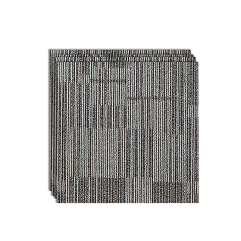 Modern Carpet Floor Tile Glue Down Level Loop Fire Resistant Carpet Tile Cream Gray 4-Piece Set Clearhalo 'Carpet Tiles & Carpet Squares' 'carpet_tiles_carpet_squares' 'Flooring 'Home Improvement' 'home_improvement' 'home_improvement_carpet_tiles_carpet_squares' Walls and Ceiling' 7361884