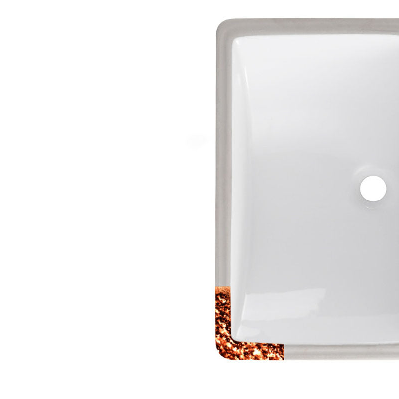 Modern Undermount Vanity Sink Porcelain Shut-Off Valve Included Bathroom Sink Clearhalo 'Bathroom Remodel & Bathroom Fixtures' 'Bathroom Sinks & Faucet Components' 'Bathroom Sinks' 'bathroom_sink' 'Home Improvement' 'home_improvement' 'home_improvement_bathroom_sink' 7362471