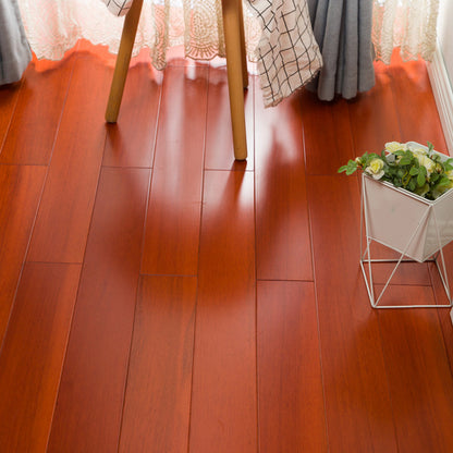 Hardwood Flooring Solid Wood Interlocking Rectangle Wood Flooring Rosewood Clearhalo 'Flooring 'Hardwood Flooring' 'hardwood_flooring' 'Home Improvement' 'home_improvement' 'home_improvement_hardwood_flooring' Walls and Ceiling' 7362525