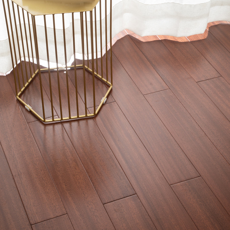 Hardwood Flooring Solid Wood Interlocking Rectangle Wood Flooring Yellow Brown Clearhalo 'Flooring 'Hardwood Flooring' 'hardwood_flooring' 'Home Improvement' 'home_improvement' 'home_improvement_hardwood_flooring' Walls and Ceiling' 7362541