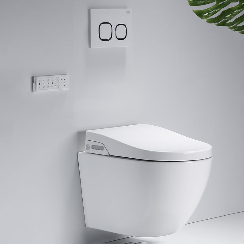 Modern Wall Mounted Bidet Foot Sensor White Temperature Control Clearhalo 'Bathroom Remodel & Bathroom Fixtures' 'Bidets' 'Home Improvement' 'home_improvement' 'home_improvement_bidets' 'Toilets & Bidets' 7362822