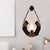 1 Light Clear Glass Wall Mounted Light Farmhouse Brown Vase Corridor Sconce Lamp with Curved Wood Design Clear Clearhalo 'Art deco wall lights' 'Cast Iron' 'Glass' 'Industrial wall lights' 'Industrial' 'Middle century wall lights' 'Modern' 'Rustic wall lights' 'Tiffany' 'Traditional wall lights' 'Wall Lamps & Sconces' 'Wall Lights' Lighting' 736303
