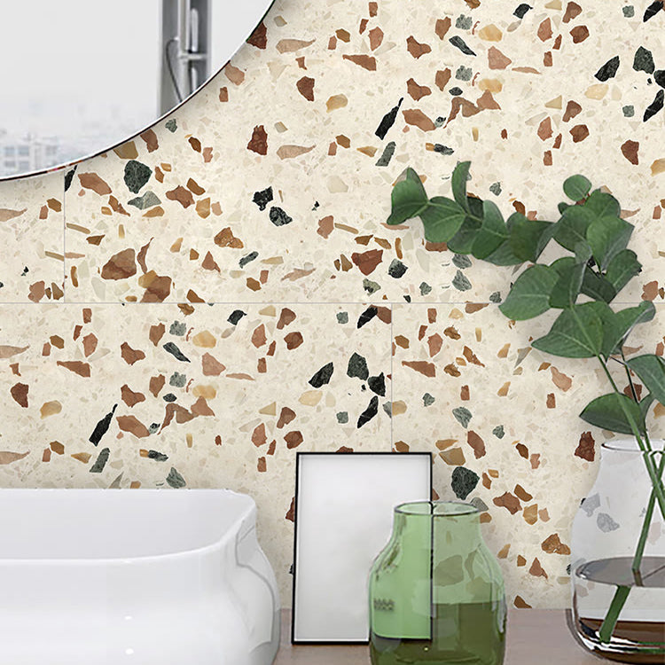 Brown Slip Resistant Floor Tile 12" x 24" Brick Look Singular PVC Tile Beige 50-Piece Set Clearhalo 'Flooring 'Home Improvement' 'home_improvement' 'home_improvement_peel_stick_blacksplash' 'Peel & Stick Backsplash Tile' 'peel_stick_blacksplash' 'Walls & Ceilings' Walls and Ceiling' 7363717