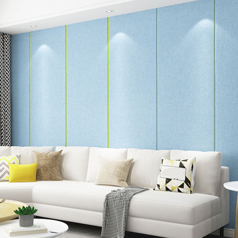 Modern Flax Wall Covering Paneling Textured Wall Interior Anti-collision Plank Clearhalo 'Flooring 'Home Improvement' 'home_improvement' 'home_improvement_wall_paneling' 'Wall Paneling' 'wall_paneling' 'Walls & Ceilings' Walls and Ceiling' 7363818