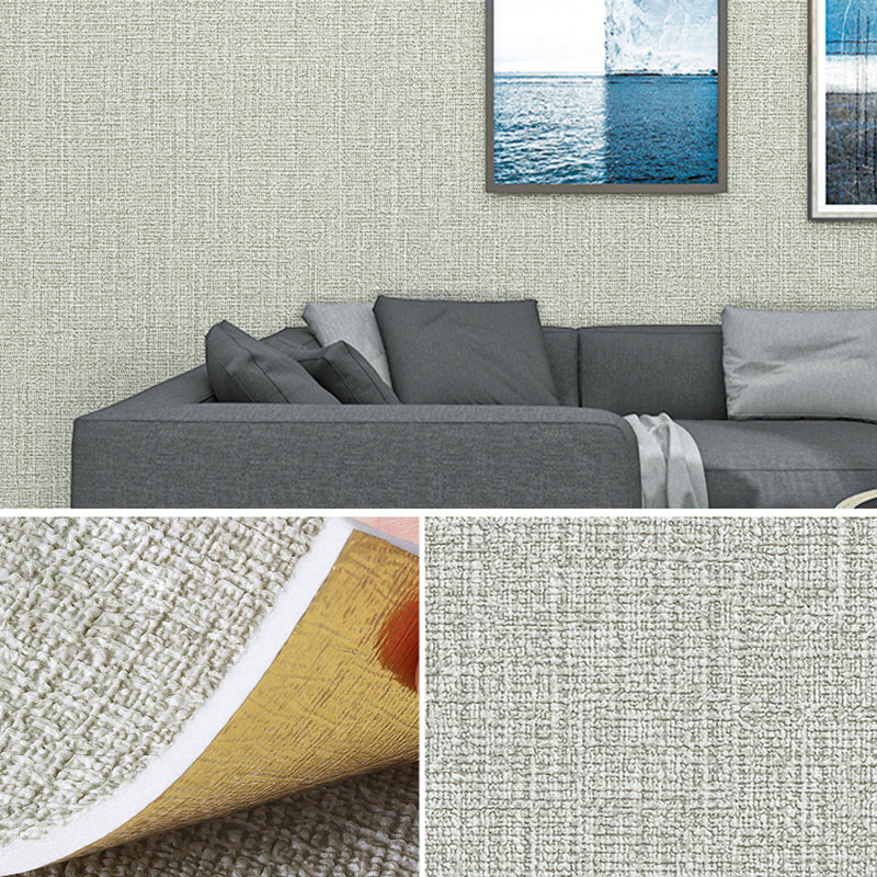 Modern Flax Wall Covering Paneling Textured Wall Interior Wear Resistant Wall Panels Clearhalo 'Flooring 'Home Improvement' 'home_improvement' 'home_improvement_wall_paneling' 'Wall Paneling' 'wall_paneling' 'Walls & Ceilings' Walls and Ceiling' 7363832