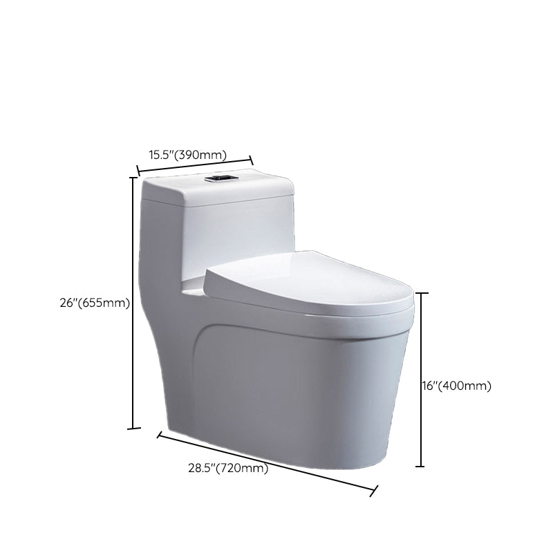 Contemporary Siphon Jet Flush Toilet White Urine Toilet with Seat for Bathroom Clearhalo 'Bathroom Remodel & Bathroom Fixtures' 'Home Improvement' 'home_improvement' 'home_improvement_toilets' 'Toilets & Bidets' 'Toilets' 7364107