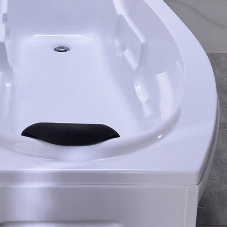 Modern Rectangular Bathtub Stand Alone Acrylic White Soaking Bath Clearhalo 'Bathroom Remodel & Bathroom Fixtures' 'Bathtubs' 'Home Improvement' 'home_improvement' 'home_improvement_bathtubs' 'Showers & Bathtubs' 7364173