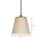 Fabric Barrel Ceiling Hang Fixture Minimalism 1-Light Drop Pendant Lamp in White over Table Clearhalo 'Ceiling Lights' 'Modern Pendants' 'Modern' 'Pendant Lights' 'Pendants' Lighting' 736442