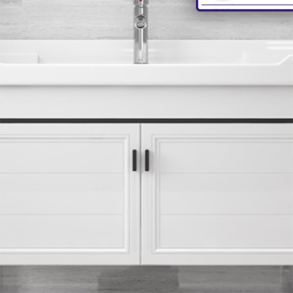 Freestanding Bathroom Sink Vanity Glam Single-Sink Bathroom Vanity Clearhalo 'Bathroom Remodel & Bathroom Fixtures' 'Bathroom Vanities' 'bathroom_vanities' 'Home Improvement' 'home_improvement' 'home_improvement_bathroom_vanities' 7365324