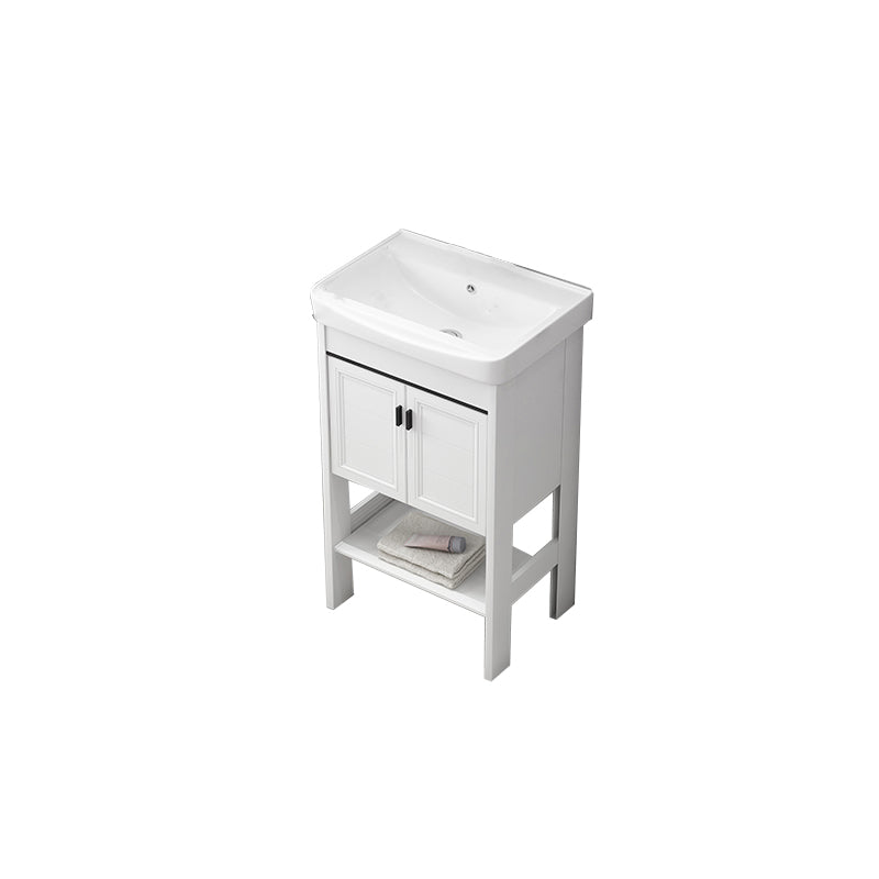 Freestanding Bathroom Sink Vanity Glam Single-Sink Bathroom Vanity Bathroom Vanity 20"L x 14"W x 33"H Clearhalo 'Bathroom Remodel & Bathroom Fixtures' 'Bathroom Vanities' 'bathroom_vanities' 'Home Improvement' 'home_improvement' 'home_improvement_bathroom_vanities' 7365334